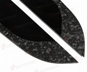 FORGED CARBON FIBER HOOD BONNET VENT COVERS for LAND ROVER DEFENDER 90 110 130 L663 2020+
Set includes:

Hood Bonnet Vent Covers
Material: Forged Carbon Fiber

NOTE: Professional installation is required.