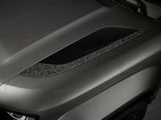 FORGED CARBON FIBER HOOD BONNET VENT COVERS for LAND ROVER DEFENDER 90 110 130 L663 2020+
Set includes:

Hood Bonnet Vent Covers
Material: Forged Carbon Fiber

NOTE: Professional installation is required.