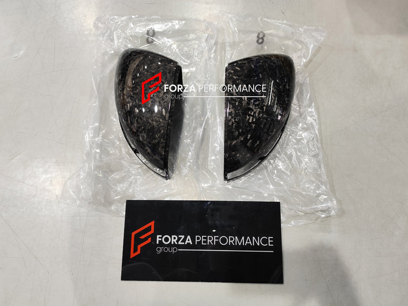 FORGED CARBON FIBER SIDE MIRROR COVERS for MERCEDES BENZ G CLASS W463A W464 G63 2018 - 2024