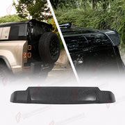 FORGED CARBON FIBER ROOF SPOILER for LAND ROVER DEFENDER 90 110 130 L663 2020+
Set includes:

Roof Spoiler
Material: Forged Carbon Fiber

NOTE: Professional installation is required.