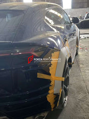 FORGED CARBON FRONT LIP AND SIDE FENDERS for LAMBORGHINI URUS 2018+  Set includes:  Front Lip Side Fenders
