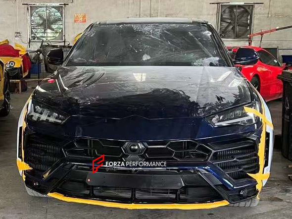 FORGED CARBON FRONT LIP AND SIDE FENDERS for LAMBORGHINI URUS 2018+  Set includes:  Front Lip Side Fenders