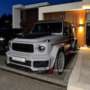 FORGED CARBON FRONT LIP for MERCEDES BENZ G CLASS G63 W463A W464 2019+
Set includes:

Front Lip
Material: Forged Carbon

NOTE: Professional installation is required.