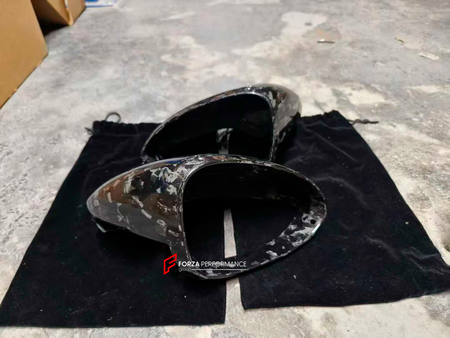 FORGED CARBON SIDE MIRROR COVERS for PORSCHE PANAMERA 972 2024+