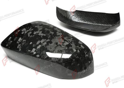 FORGED CARBON SIDE MIRROR COVERS for TOYOTA ALPHARD 40 SERIES 2023+
Set includes:

Side Mirror Covers
Material: Forged Carbon

NOTE: Add-on type - installs over the original part. Professional installation is required.