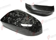 FORGED CARBON SIDE MIRROR COVERS for TOYOTA ALPHARD 40 SERIES 2023+
Set includes:

Side Mirror Covers
Material: Forged Carbon

NOTE: Add-on type - installs over the original part. Professional installation is required.