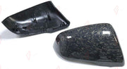 FORGED CARBON SIDE MIRROR COVERS for TOYOTA SUPRA A90 A91 2019+
Set includes:

Side Mirror Covers
Material: Forged Carbon

NOTE: Professional installation is required.