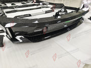 DRY CARBON WIDE BODY KIT for TESLA CYBERTRUCK 2023+ FORZA PERFORMANCE custom fit Mansory Style

Set includes:
Front Bumper with DRL Light Bar
Front Panel
Hood Bonnet
Roof Panel
Roof LED Bar
Fender Flares
Side Mirror Covers
Side Skirts
C Pillar Panels
Window Trims
Trunk Panel
Rear Spoiler
Rear Panel
Rear Diffuser

Material: Dry Carbon

NOTE: Professional installation is required.