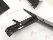 DRY CARBON WIDE BODY KIT for TESLA CYBERTRUCK 2023+ FORZA PERFORMANCE custom fit Mansory Style

Set includes:
Front Bumper with DRL Light Bar
Front Panel
Hood Bonnet
Roof Panel
Roof LED Bar
Fender Flares
Side Mirror Covers
Side Skirts
C Pillar Panels
Window Trims
Trunk Panel
Rear Spoiler
Rear Panel
Rear Diffuser

Material: Dry Carbon

NOTE: Professional installation is required.