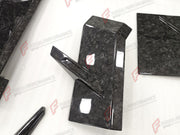 DRY CARBON WIDE BODY KIT for TESLA CYBERTRUCK 2023+ FORZA PERFORMANCE custom fit Mansory Style

Set includes:
Front Bumper with DRL Light Bar
Front Panel
Hood Bonnet
Roof Panel
Roof LED Bar
Fender Flares
Side Mirror Covers
Side Skirts
C Pillar Panels
Window Trims
Trunk Panel
Rear Spoiler
Rear Panel
Rear Diffuser

Material: Dry Carbon

NOTE: Professional installation is required.