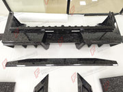 DRY CARBON WIDE BODY KIT for TESLA CYBERTRUCK 2023+ FORZA PERFORMANCE custom fit Mansory Style

Set includes:
Front Bumper with DRL Light Bar
Front Panel
Hood Bonnet
Roof Panel
Roof LED Bar
Fender Flares
Side Mirror Covers
Side Skirts
C Pillar Panels
Window Trims
Trunk Panel
Rear Spoiler
Rear Panel
Rear Diffuser

Material: Dry Carbon

NOTE: Professional installation is required.