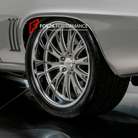 We manufactured premium quality forged wheels rims for our client's CHEVROLET CAMARO Z28 1969 with the following specifications:

THIS WHEEL DESIGN CAN BE CUSTOM-MADE FOR YOUR CAR IN ANY SIZE AND COLOR OPTIONS
Available in monoblock, 2-piece, 3-piece, duoblock, beadlock
3D wheel renderings are provided according to the exact dimensions and specifications requested by the client, ensuring proper fitment for their car prior to production

OPTIONS:&nbsp;

Brushed, polished, chrome, dual-color, milled face&nbsp