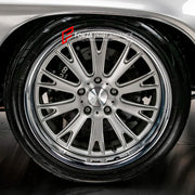 We manufactured premium quality forged wheels rims for our client's CHEVROLET CAMARO Z28 1969 with the following specifications:

THIS WHEEL DESIGN CAN BE CUSTOM-MADE FOR YOUR CAR IN ANY SIZE AND COLOR OPTIONS
Available in monoblock, 2-piece, 3-piece, duoblock, beadlock
3D wheel renderings are provided according to the exact dimensions and specifications requested by the client, ensuring proper fitment for their car prior to production

OPTIONS:&nbsp;

Brushed, polished, chrome, dual-color, milled face&nbsp
