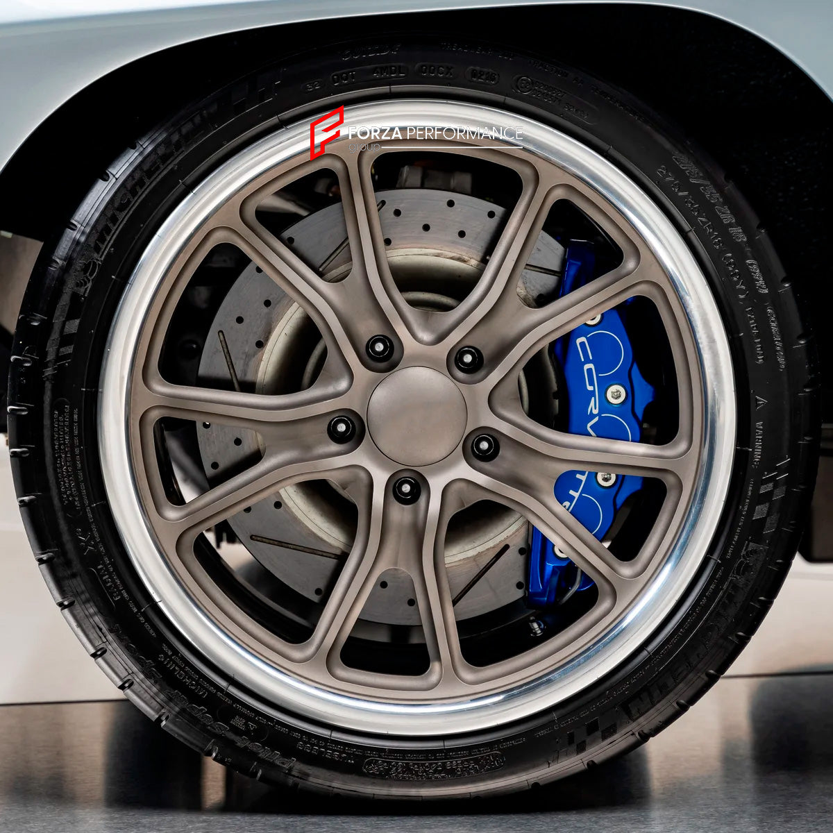 We manufactured premium quality forged wheels rims for our client's CHEVROLET CORVETTE C2 1963 with the following specifications:

THIS WHEEL DESIGN CAN BE CUSTOM-MADE FOR YOUR CAR IN ANY SIZE AND COLOR OPTIONS
Available in monoblock, 2-piece, 3-piece, duoblock, beadlock
3D wheel renderings are provided according to the exact dimensions and specifications requested by the client, ensuring proper fitment for their car prior to production

OPTIONS:&nbsp;

Brushed, polished, chrome, dual-color, milled face&nbs