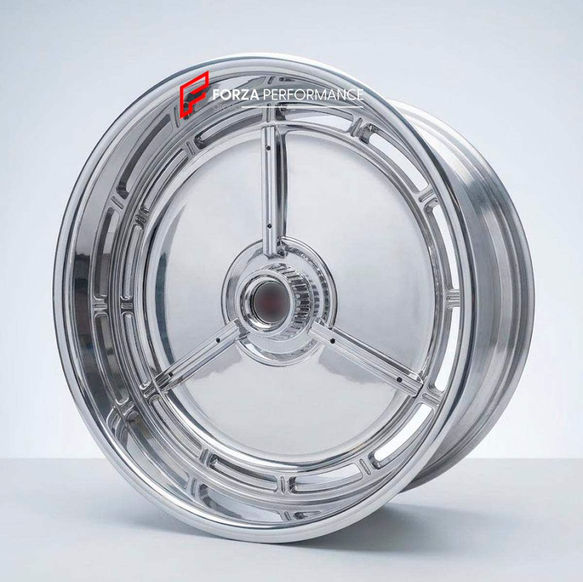 FORGED CLASSIC WHEELS RIMS for CHEVROLET IMPALA 1964 Forza Performance Polished 3 Spoke Knock Off style design wheels