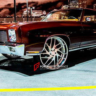 FORGED CLASSIC WHEELS RIMS for CHEVROLET MONTE CARLO SS 1970 custom fit BILLET SPECIALTIES BLVD93 WHEELSv