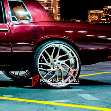 FORGED CLASSIC WHEELS RIMS for CHEVROLET MONTE CARLO SS 1970 custom fit BILLET SPECIALTIES BLVD93 WHEELS