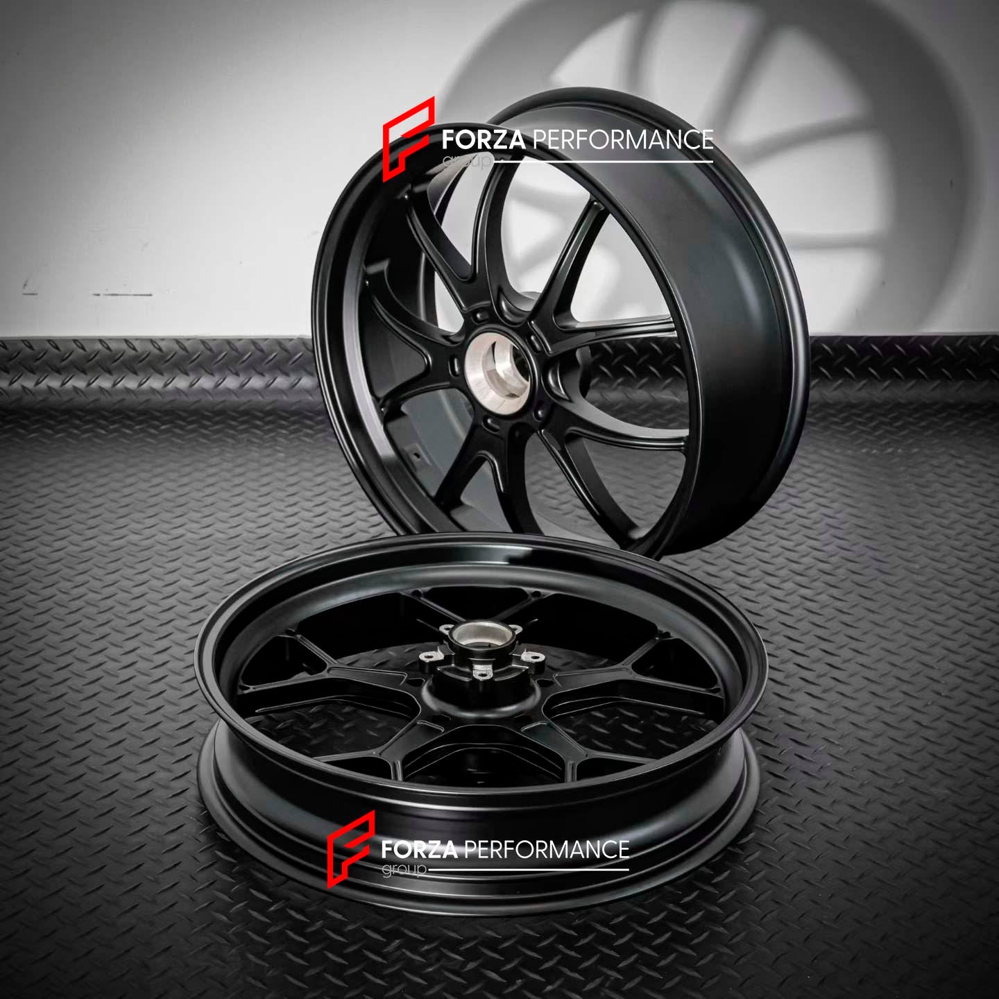 FORGED MAGNESIUM WHEELS RIMS for DUCATI V4 V4S V4R 2018+ Forza Performance custom fit buy Marchesini M10 RR Kompe Motard style design wheels