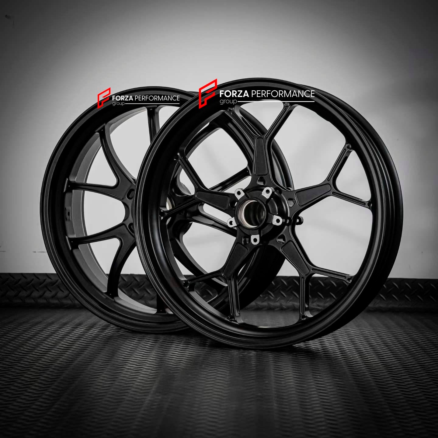 FORGED MAGNESIUM WHEELS RIMS for DUCATI V4 V4S V4R 2018+ Forza Performance custom fit buy Marchesini M10 RR Kompe Motard style design wheels