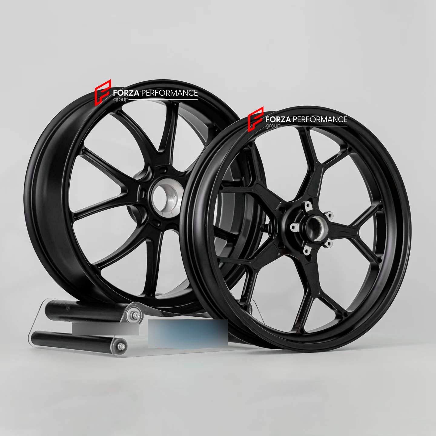 FORGED MAGNESIUM WHEELS RIMS for DUCATI V4 V4S V4R 2018+ Forza Performance custom fit buy Marchesini M10 RR Kompe Motard style design wheels