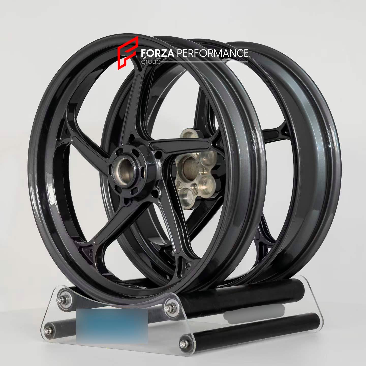 FORGED MAGNESIUM WHEELS RIMS for KAWASAKI ZX-4R 2023+ Forza Performance custom fit buy OZ Racing PIEGA style design wheels