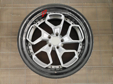 ROTIFORM HUR-T STYLE FORGED WHEELS WITH CARBON BARREL FOR ANY CAR