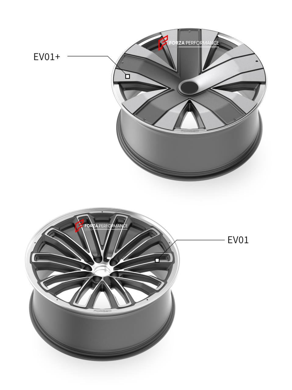 Monolock For Rim FORGED WHEELS RIMS MONOBLOCK FOR ALL MODELS R-23 – Forza Performance Group
