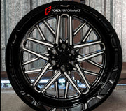 FORGED DUALLY TRUCK FORGED WHEELS RIMS for GMC SIERRA 3500HD DRW GMT900 HD 2011 - 2014