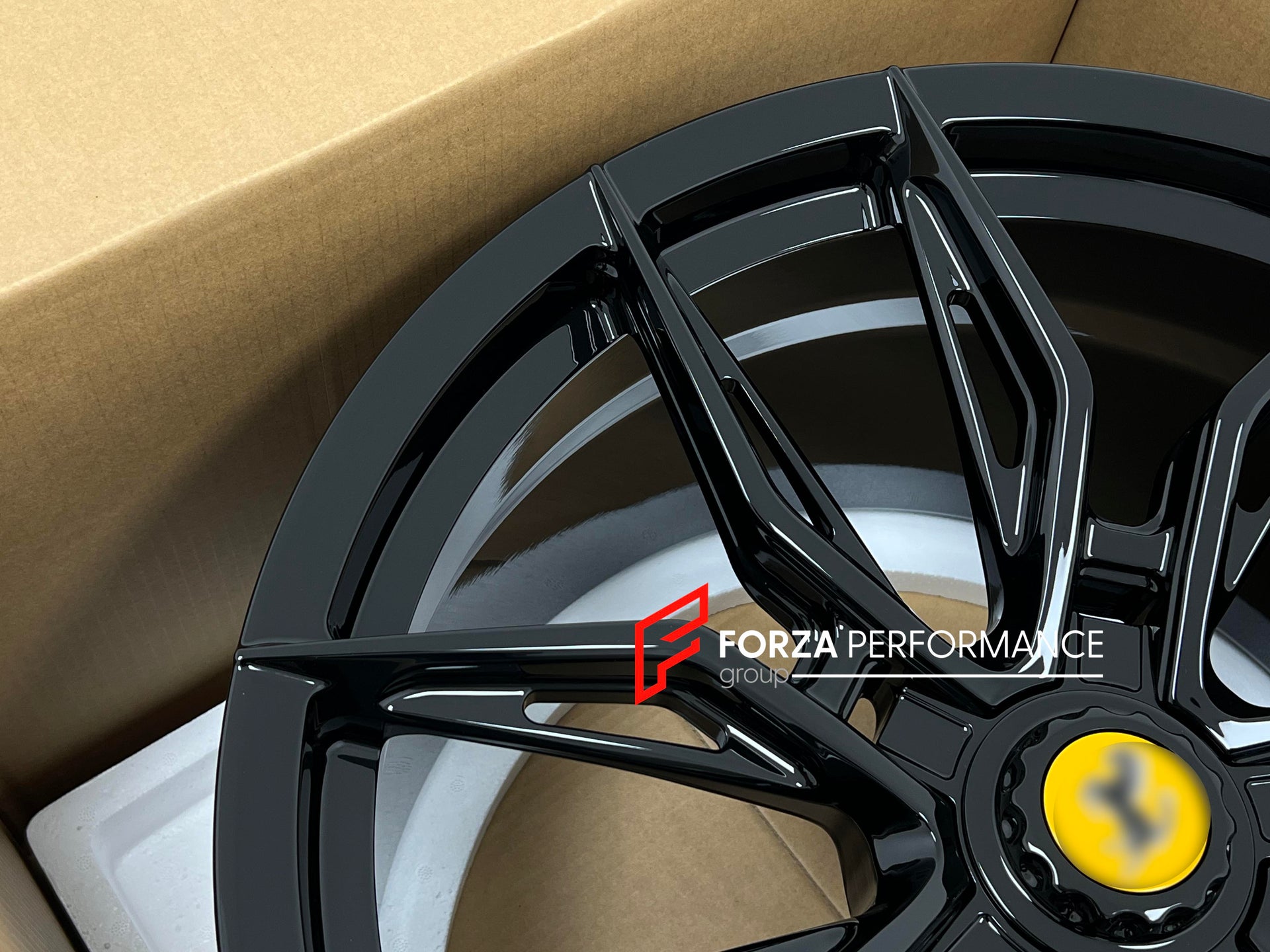 21 INCH FORGED WHEELS RIMS for FERRARI 12CILINDRI 2025 Forza Performance custom fit buy Novitec NF11 Black style design wheels