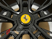 21 INCH FORGED WHEELS RIMS for FERRARI 12CILINDRI 2025 Forza Performance custom fit buy Novitec NF11 Black style design wheels