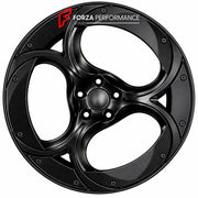 FORGED WHEELS RIMS FOR ALFA ROMEO SPIDER TYPE 939 2010 Forza Performance custom fit buy OEM Alfa Romeo 33 Stradale Perla Nera style design wheels