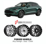 21 INCH FORGED WHEELS RIMS for ASTON MARTIN DBX AM8 2020 - 2024 FORZA PERFORMANCE Mansory Style

We manufacture premium quality forged wheels rims for Aston Martin DBX AM8 2020 - 2024 in any design, size, color.

THIS WHEEL DESIGN CAN BE CUSTOM-MADE FOR YOUR CAR IN ANY SIZE AND COLOR OPTIONS
Available in monoblock, 2-piece, 3-piece, duoblock, beadlock
3D wheel renderings are provided according to the exact dimensions and specifications requested by the client, ensuring proper fitment for their car prior to 