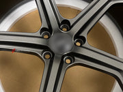 We manufactured premium quality forged wheels rims for our client's Audi RS Q8 4M 2019 - 2024 with the following specifications:

WHEEL SIZE:

Front: 23 x 10.5 ET 18
Rear: 23 x 10.5 ET 18
PCD: 5 x 112
CB: 66.5
Finish: Satin Gunmetal
Material: 6061-T6 Forged Aluminum
THIS WHEEL DESIGN CAN BE CUSTOM-MADE FOR YOUR CAR IN ANY SIZE AND COLOR OPTIONS
Available in monoblock, 2-piece, 3-piece, duoblock, beadlock
3D wheel renderings are provided according to the exact dimensions and specifications requested by the c