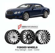 21 INCH FORGED WHEELS RIMS for BENTLEY CONTINENTAL GTC II 2011 - 2018 FORZA PERFORMANCE Mansory Style

We manufacture premium quality forged wheels rims for Bentley Continental GTC II 2011 - 2018 in any design, size, color.

THIS WHEEL DESIGN CAN BE CUSTOM-MADE FOR YOUR CAR IN ANY SIZE AND COLOR OPTIONS
Available in monoblock, 2-piece, 3-piece, duoblock, beadlock
3D wheel renderings are provided according to the exact dimensions and specifications requested by the client, ensuring proper fitment for their c