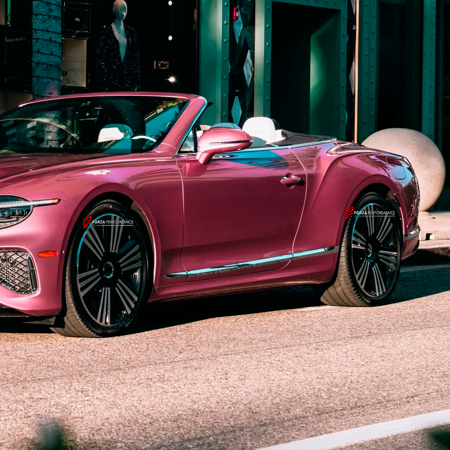 We manufacture premium quality forged wheels rims for BENTLEY CONTINENTAL GTC MULLINER in any design, size, color.

Wheels sizes:

Front: 21 x 9 ET 61

Rear: 21 x 10.5 ET 52

Finishing: Any
