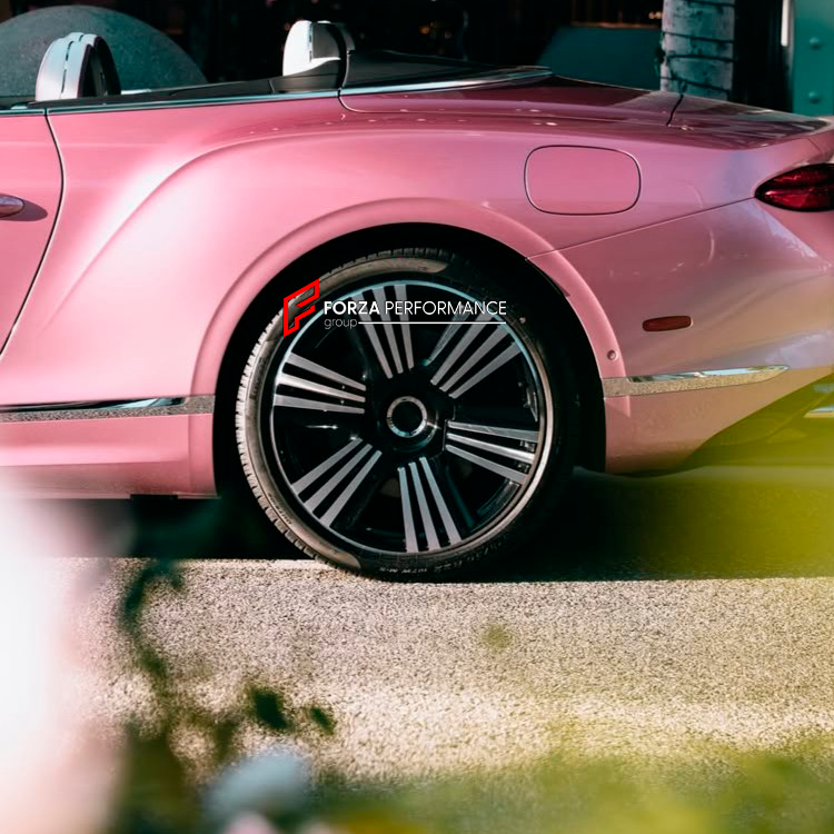 We manufacture premium quality forged wheels rims for BENTLEY CONTINENTAL GTC MULLINER in any design, size, color.

Wheels sizes:

Front: 21 x 9 ET 61

Rear: 21 x 10.5 ET 52

Finishing: Any