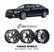 21 INCH FORGED WHEELS RIMS for BENTLEY FLYING SPUR II 2019 - 2024 FORZA PERFORMANCE Mansory Style

We manufacture premium quality forged wheels rims for Bentley Flying Spur II 2019 - 2024 in any design, size, color.

THIS WHEEL DESIGN CAN BE CUSTOM-MADE FOR YOUR CAR IN ANY SIZE AND COLOR OPTIONS
Available in monoblock, 2-piece, 3-piece, duoblock, beadlock
3D wheel renderings are provided according to the exact dimensions and specifications requested by the client, ensuring proper fitment for their car prior