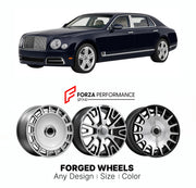 21 INCH FORGED WHEELS RIMS for BENTLEY MULSANNE FACELIFT 2016 - 2020 FORZA PERFORMANCE Mansory Style

We manufacture premium quality forged wheels rims for Bentley Mulsanne Facelift 2016 - 2020 in any design, size, color.

THIS WHEEL DESIGN CAN BE CUSTOM-MADE FOR YOUR CAR IN ANY SIZE AND COLOR OPTIONS
Available in monoblock, 2-piece, 3-piece, duoblock, beadlock
3D wheel renderings are provided according to the exact dimensions and specifications requested by the client, ensuring proper fitment for their car