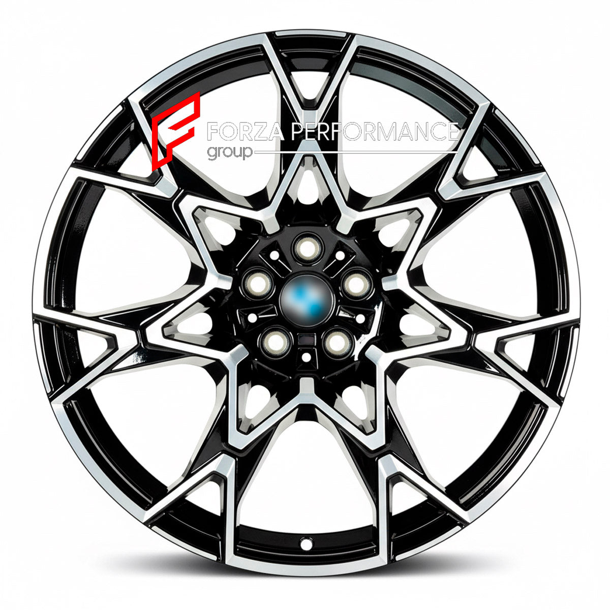 FORGED WHEELS RIMS for BMW 5 SERIES G30 LCI 2021  - 2023 FORZA PERFORMANCE custom fit BMW OEM 943M FROZEN MIDNIGHT GREY WHEELS
