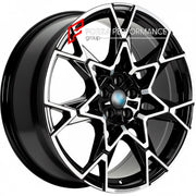 FORGED WHEELS RIMS for BMW 5 SERIES G30 LCI 2021  - 2023 FORZA PERFORMANCE custom fit BMW OEM 943M FROZEN MIDNIGHT GREY WHEELS