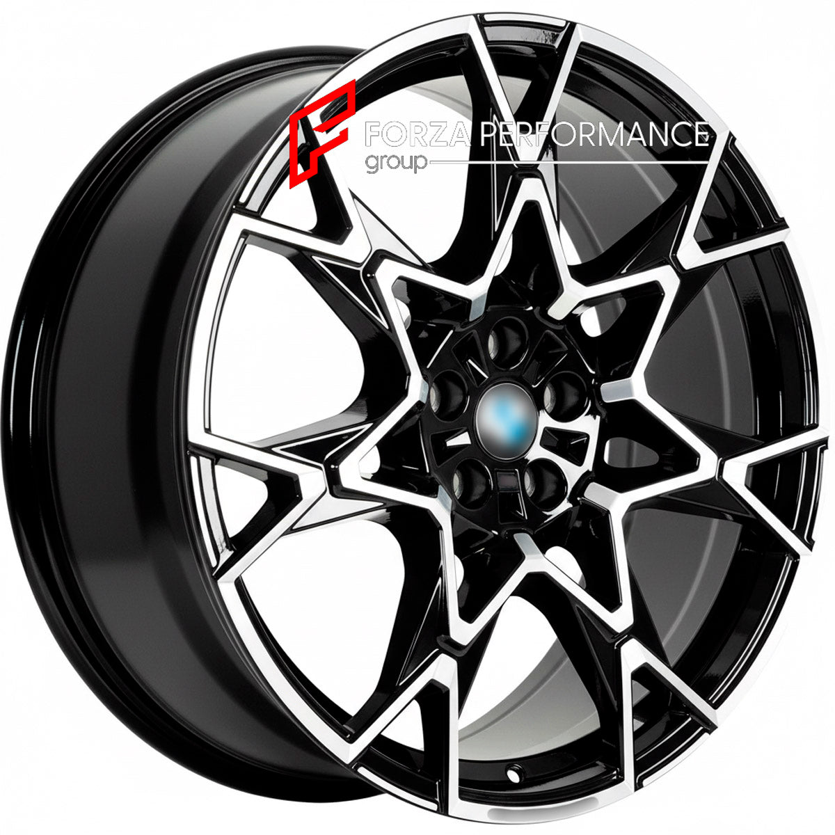 FORGED WHEELS RIMS for BMW 5 SERIES G30 LCI 2021  - 2023 FORZA PERFORMANCE custom fit BMW OEM 943M FROZEN MIDNIGHT GREY WHEELS