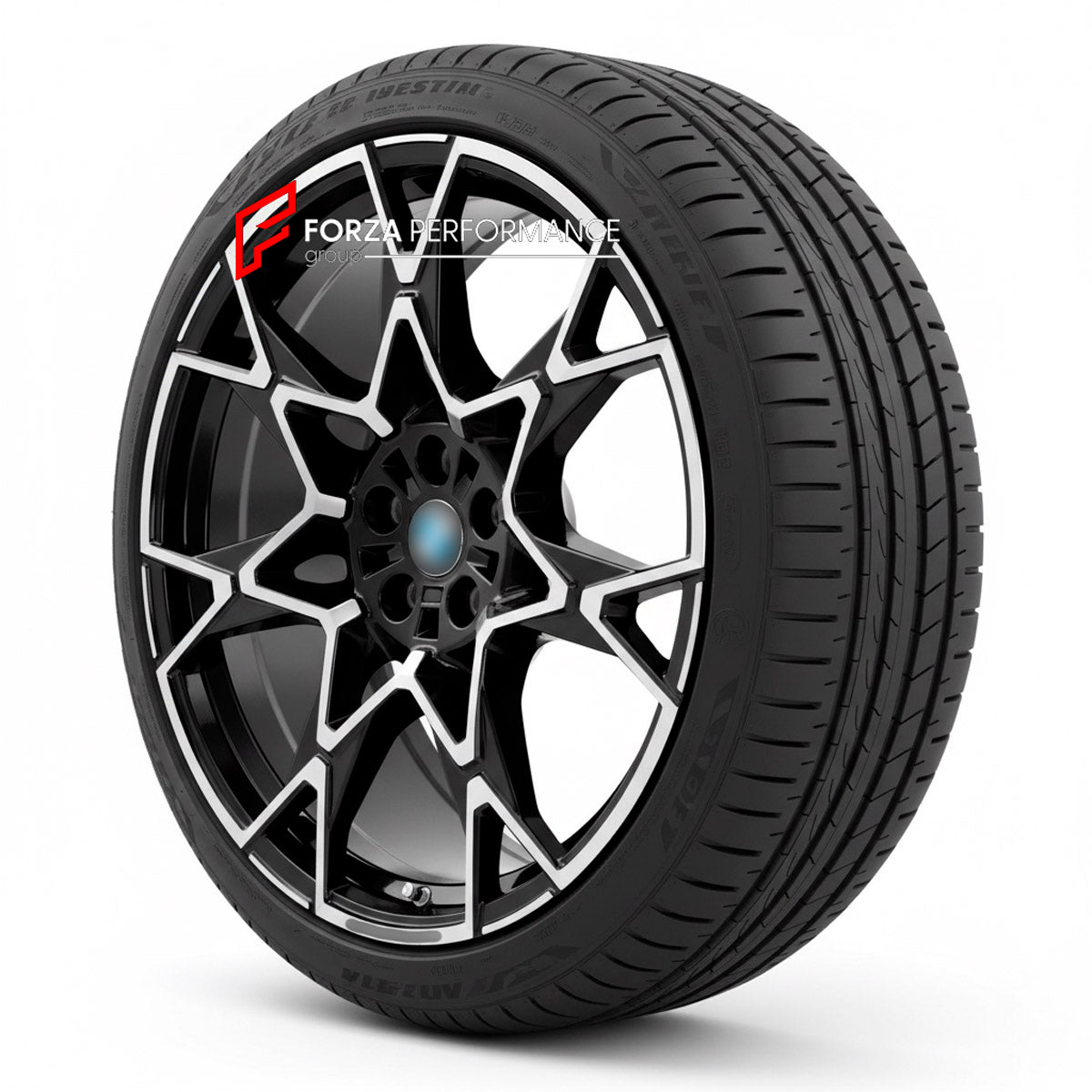 FORGED WHEELS RIMS for BMW 5 SERIES G30 LCI 2021  - 2023 FORZA PERFORMANCE custom fit BMW OEM 943M FROZEN MIDNIGHT GREY WHEELS
