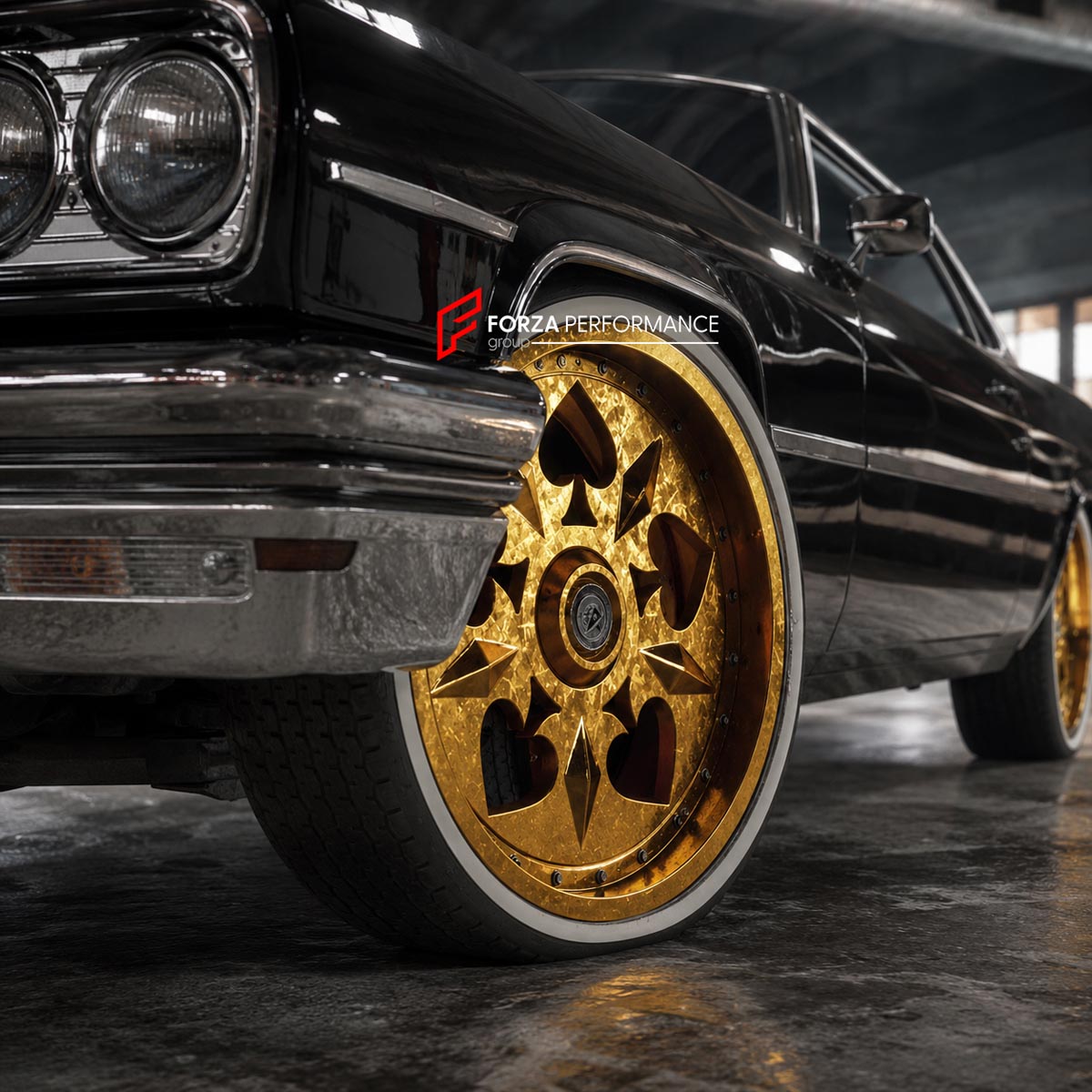 FORGED WHEELS RIMS for CADILLAC ELDORADO 1967 - 1970 Forza Performance Albany Manana GTA 6 VI style