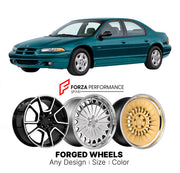 FORGED WHEELS RIMS for DODGE AVENGER SE 1995 - 2014

Custom forged wheels for Dodge Avenger SE 1995 - 2014. Made-to-order monoblock, 2-piece and 3-piece rims in custom sizes, offsets, colors and finishes with guaranteed fitment.

We manufacture premium quality forged wheels rims for Dodge Avenger SE 1995 - 2014 in any design, size, color.

THIS WHEEL DESIGN CAN BE CUSTOM-MADE FOR YOUR CAR IN ANY SIZE AND COLOR OPTIONS
Available in monoblock, 2-piece, 3-piece