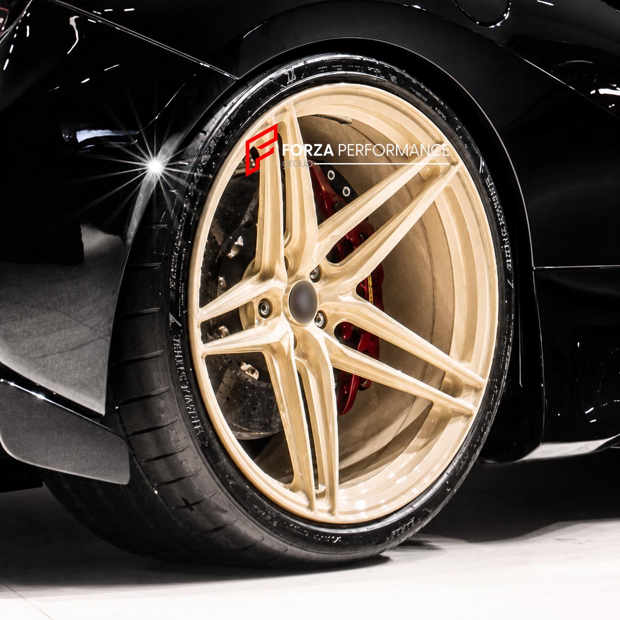 FORGED WHEELS RIMS FOR FERRARI 296 GTB 2023 Forza Performance custom fit buy ANRKY XR-170 Monoblock Sabbia Del Deserto style design wheels