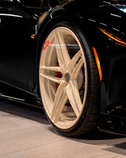 FORGED WHEELS RIMS FOR FERRARI 488 GTB 2018 Forza Performance custom fit buy ANRKY XR-170 Monoblock Sabbia Del Deserto style design wheels