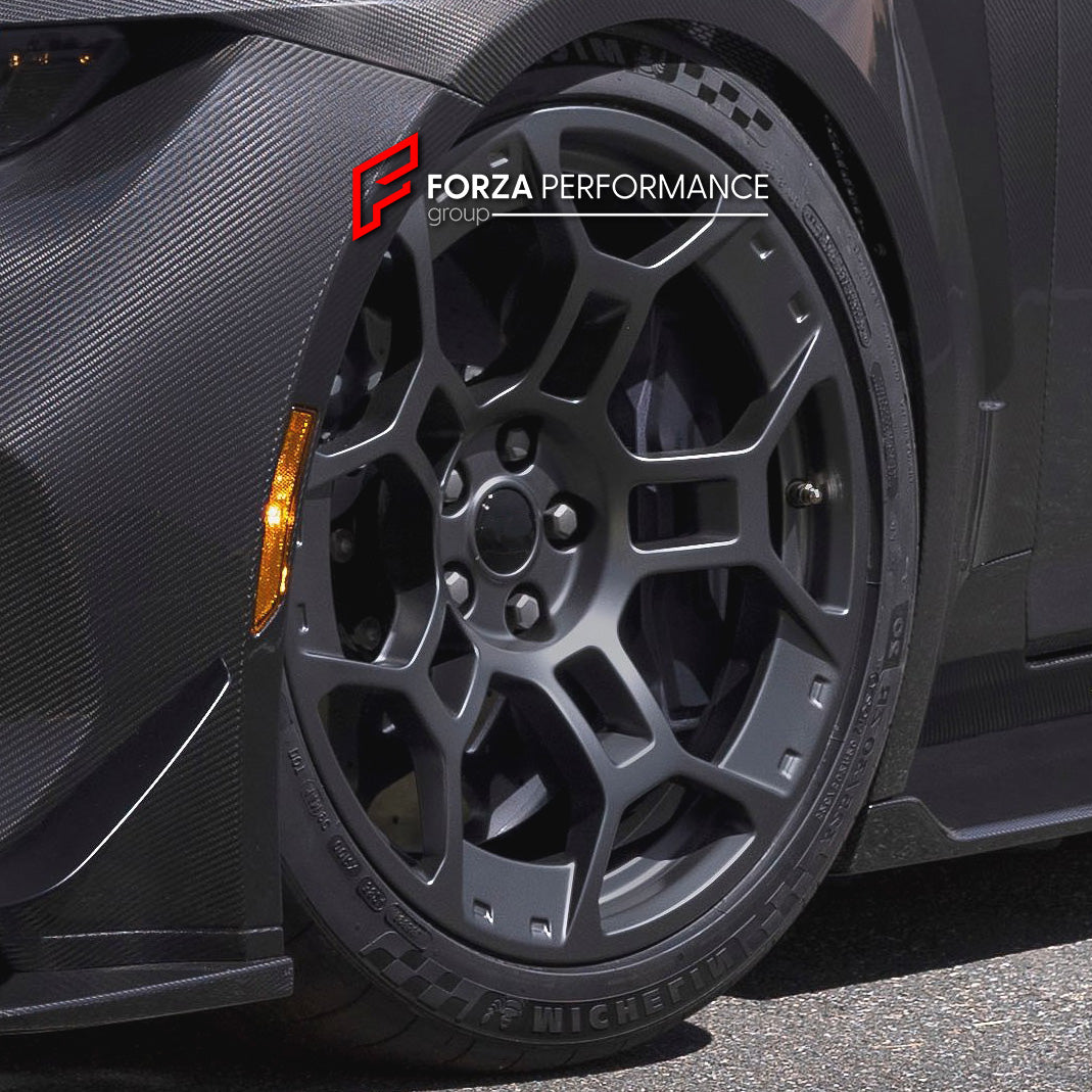 FORGED WHEELS RIMS FOR FORD MUSTANG DARK HORSE SC 2026+ Forza Performance custom fit buy OEM MUSTANG GTD LIQUID CARBON WHEELS