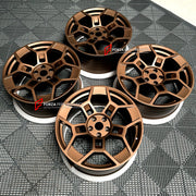 FORGED WHEELS RIMS for FORD MUSTANG S550 S650 SHELBY GT350 GT500 custom fit MM Forged RF-M17 Rotary GTD Style buy