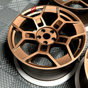 FORGED WHEELS RIMS for FORD MUSTANG S550 S650 SHELBY GT350 GT500 custom fit MM Forged RF-M17 Rotary GTD Style buy