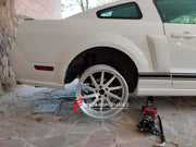 We manufacture premium quality forged wheels rims for FORD SHELBY GT500 SUPER SNAKE 2013 in any design, size, color.

Wheels size:

Front 20 x 10 ET 18

Rear 20 x 12 ET 19

Forza Performance Group engineers and builds each set of custom made-to-order forged wheels individually for every specific customer. This means we not only produce the desired wheel design but also provide all the necessary sizes. All of our wheels can be manufactured to suit your car specifications, offering a diverse range of diameter